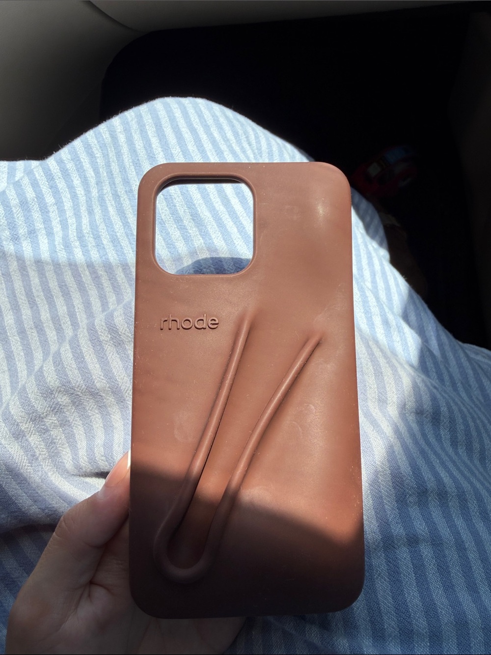 RHODE Brown iPhone 15 pro max Case